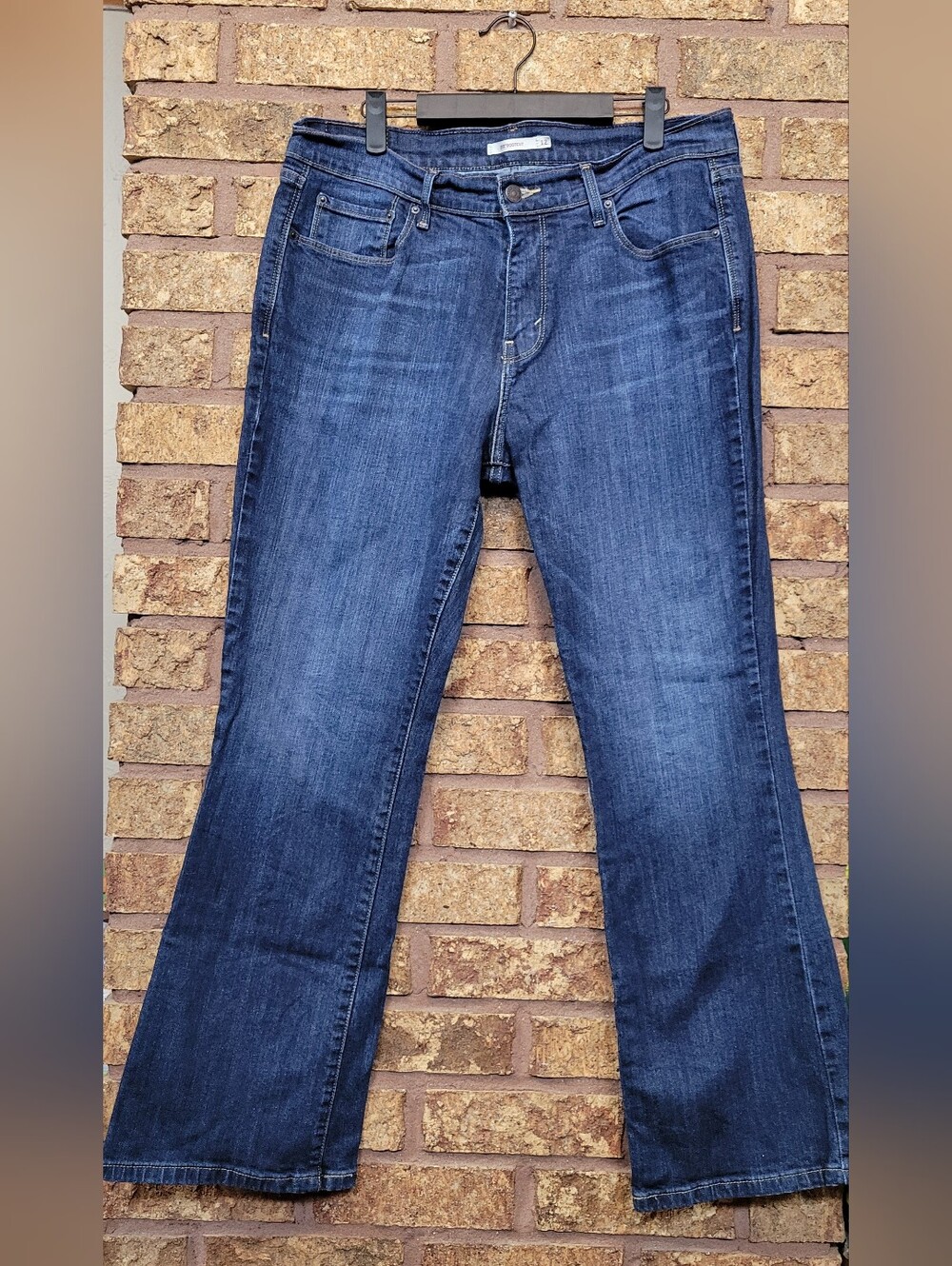 Levi 515 Bootcut Dark Blue Bootcut Denim Jeans Stretch Size 12